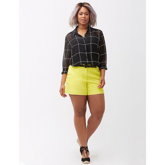 Lane Bryant Pants - Lane Bryant | Modernist Collection Neon Shorts